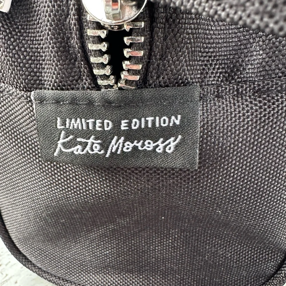 KIEHL’S x Kate Aries Moross Limited Edition Toiletry Black Travel BAG ONLY NWT